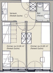 Grundriss Dublette Grundriss Dublette